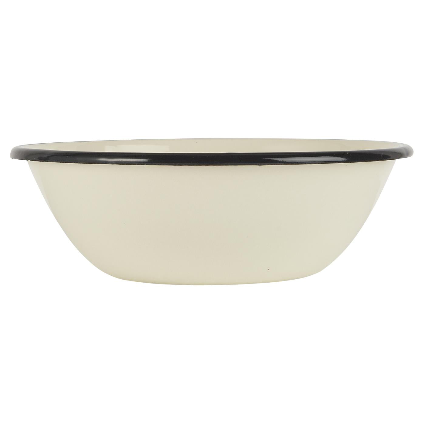 Bowl Enlozado Crema / Interior Blanco