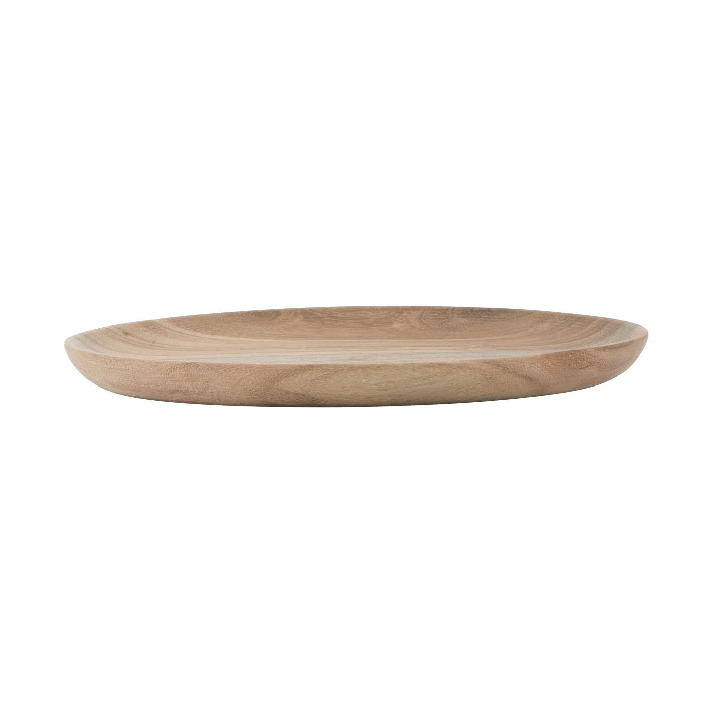 Plato Base/Bandeja Madera Acacia Diam. 25 cm