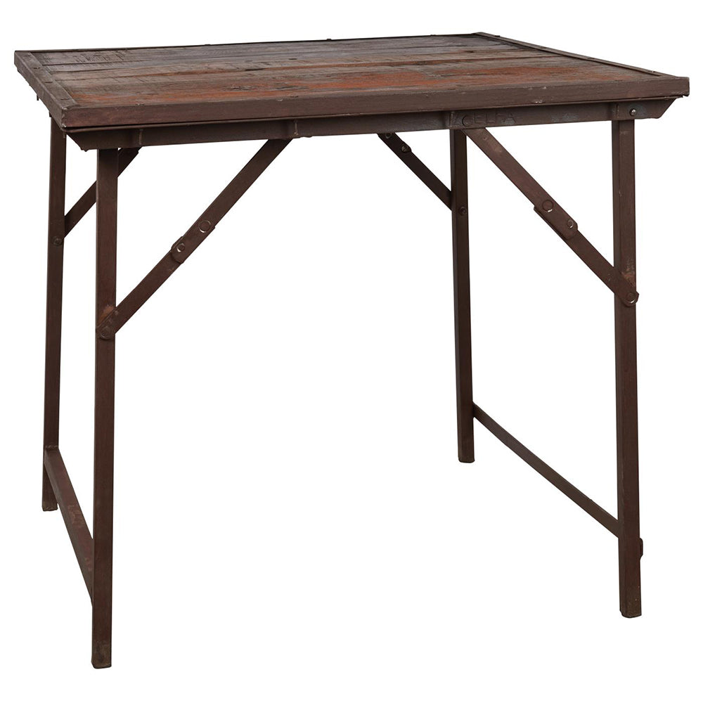 Mesa Madera c/marco metálico
