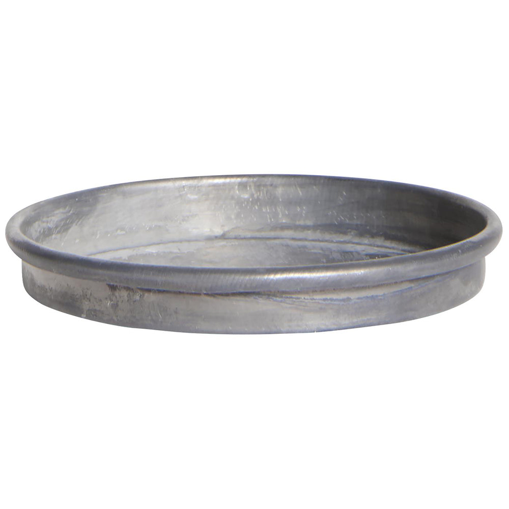 Bandeja Velas Gris 8 cm con Borde