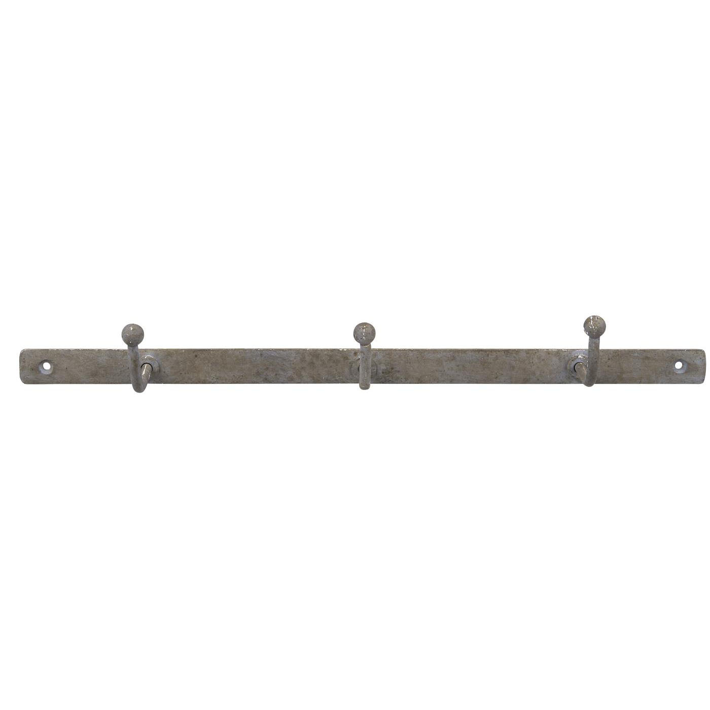 Rack Gris con 3 Ganchos