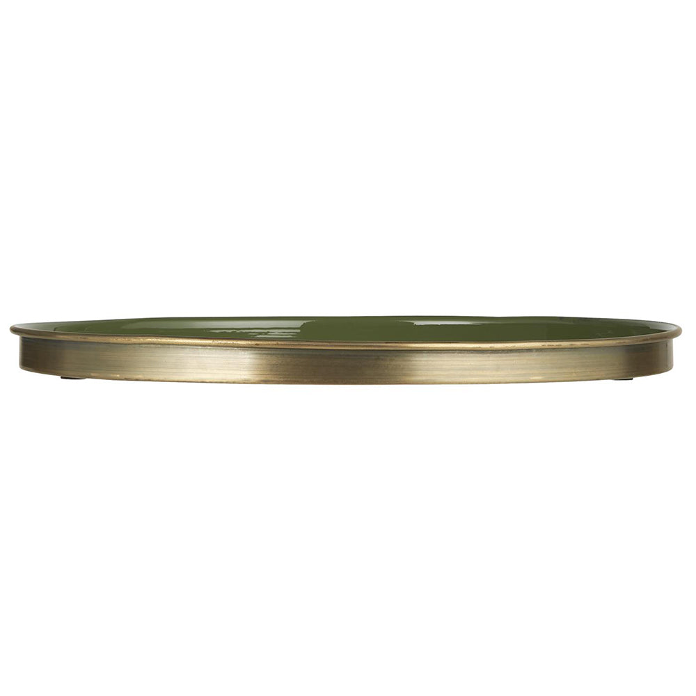 Bandeja Redonda Large, interior Olive Green