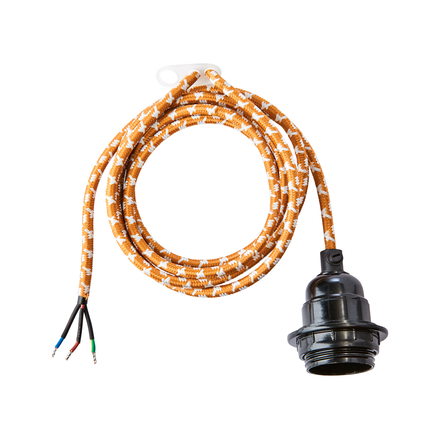 Electro Cordon Oro/Blanco L 200 cm