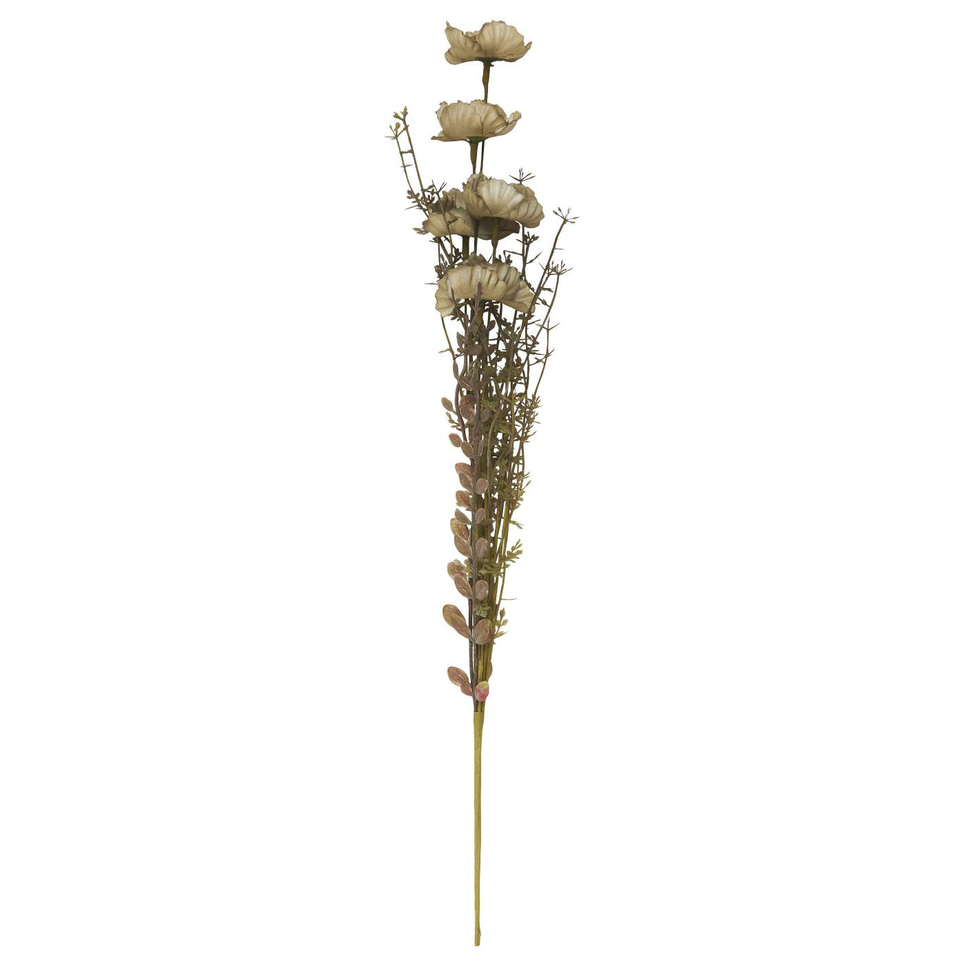 Flores Grises/tonos Verdes 9824
