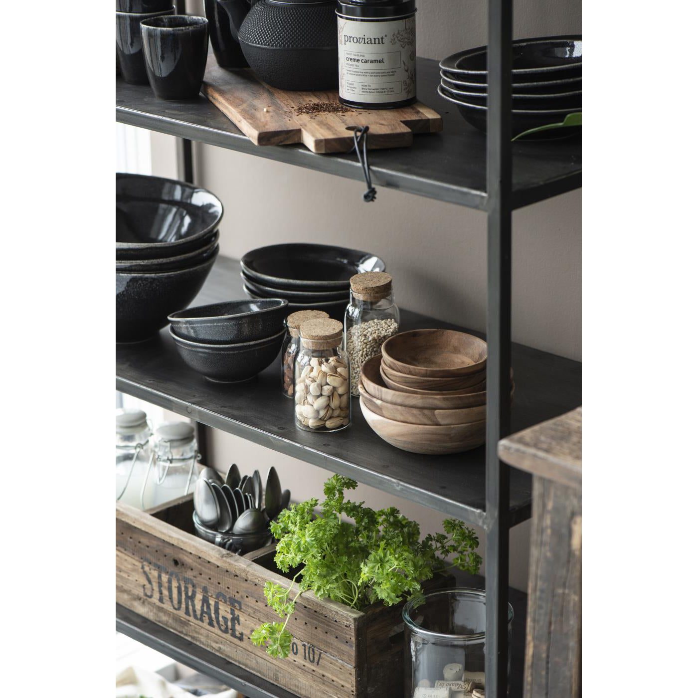 Plato de Sopa Dunes Antique Black 20 cm