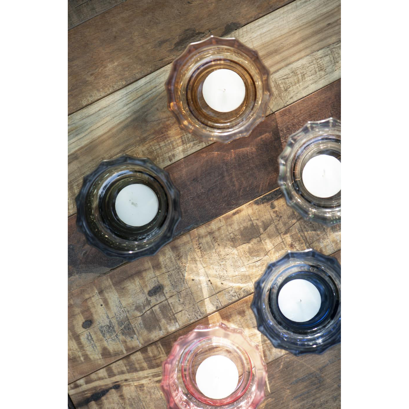 Portavela de Vidrio Grey Valencia