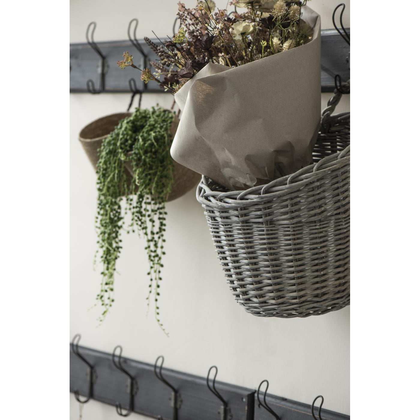 Flores Grises/tonos Verdes 9824