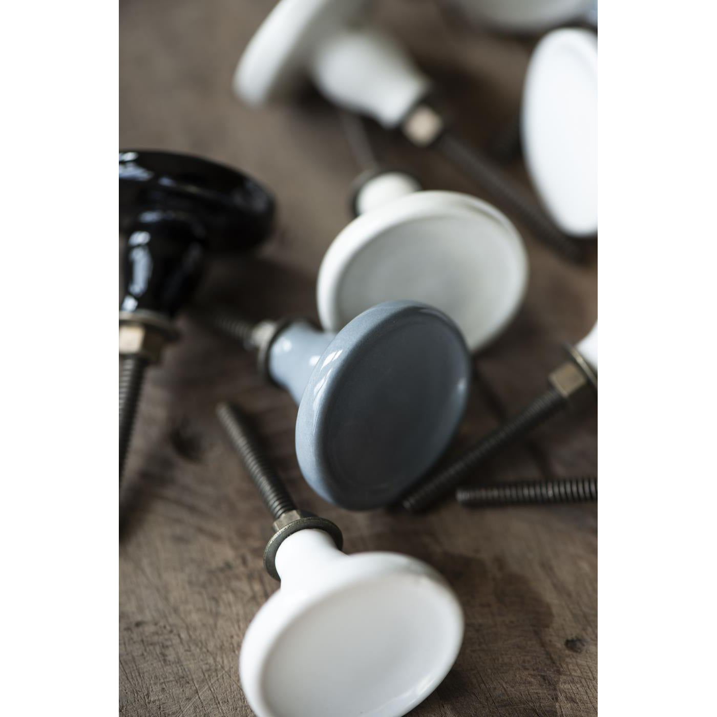 Tirador Cerámica Gris