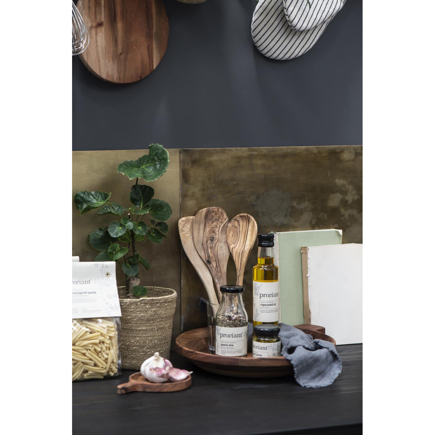 Bowl con Mango Pequeño Madera de Acacia 30 cm