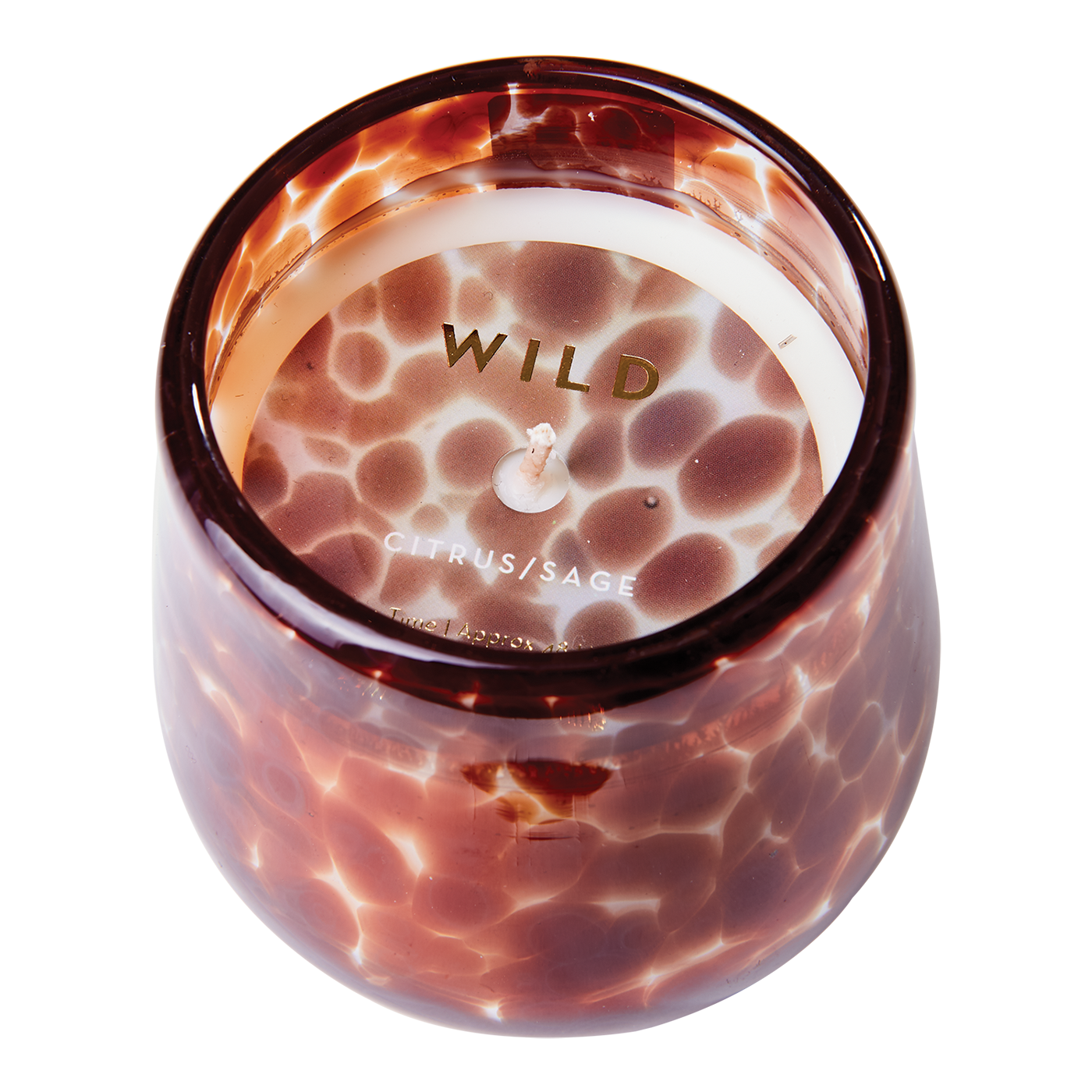 WILD Velas aromáticas Citrus & sage, Marrón