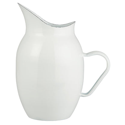 Pitcher Esmaltado Blanco 2.5 lt