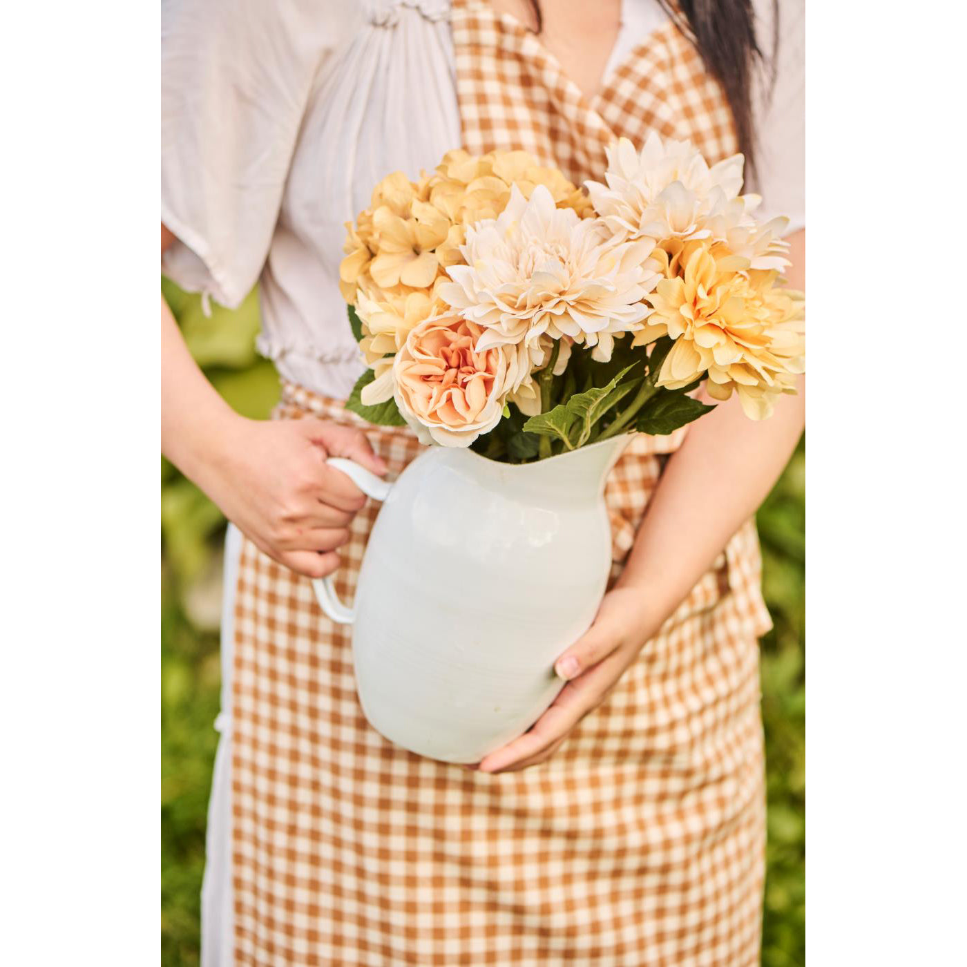 Pitcher Esmaltado Blanco 2.5 lt