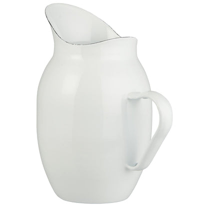 Pitcher Esmaltado Blanco 2.5 lt
