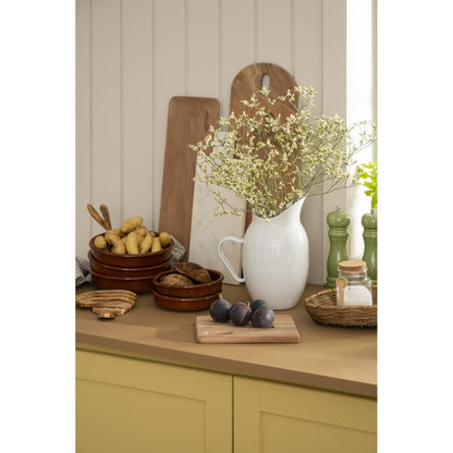 Pitcher Esmaltado Blanco 2.5 lt