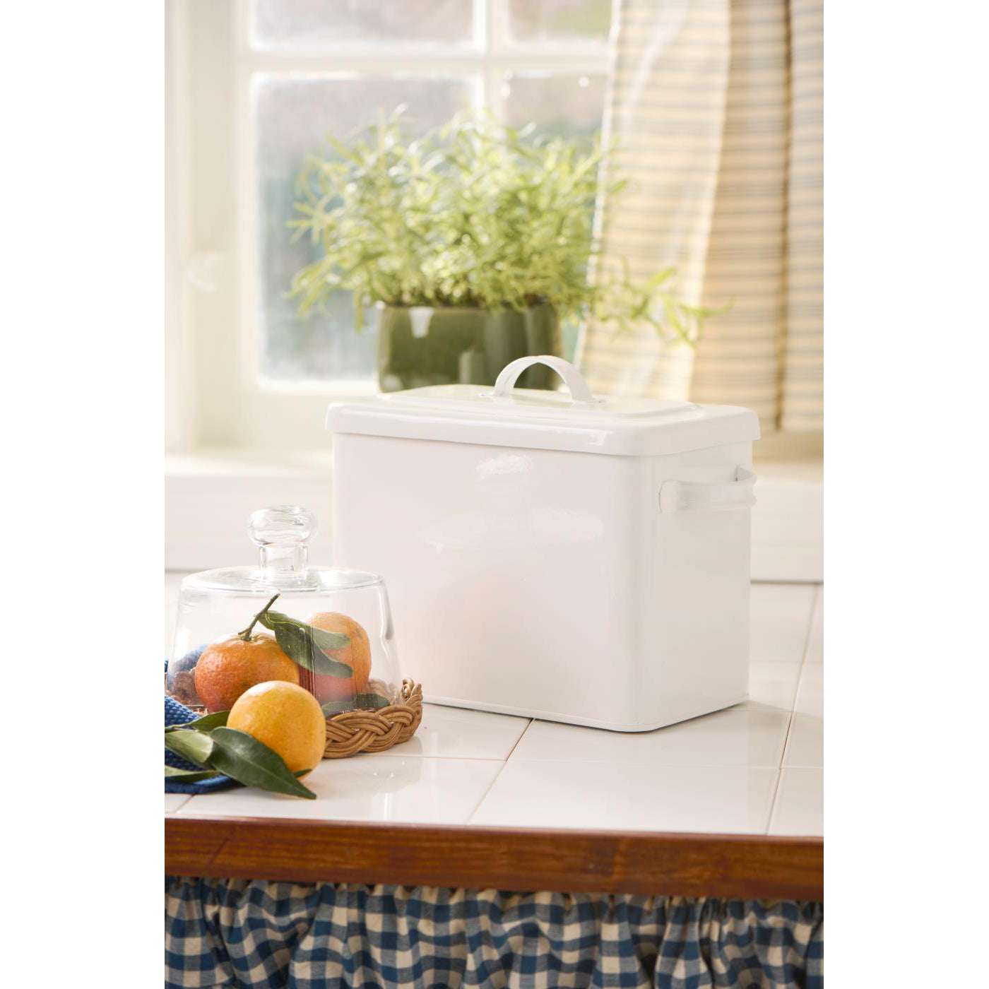Caja Metal Blanca von Tapa W: 13 H: 20 L: 28 cm
