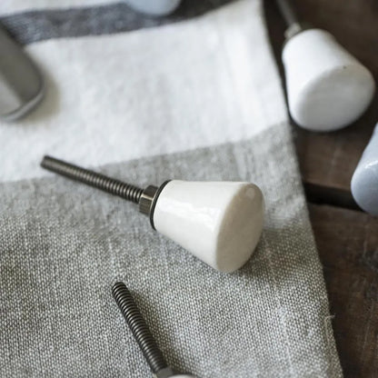 Tirador Fie Cerámica Crema