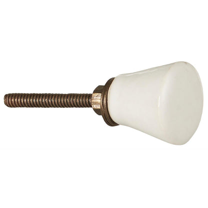 Tirador de Cerámica Color Blanco