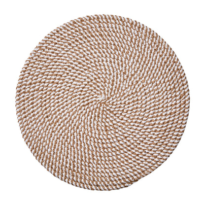 Individual ELINA Beige/Blanco Crudo Ø38 cm