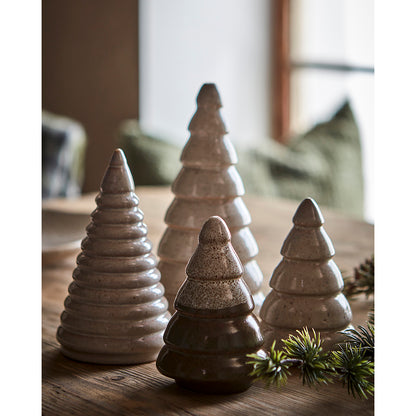 BARR Abeto decorativo L, Marfil H: 18 cm