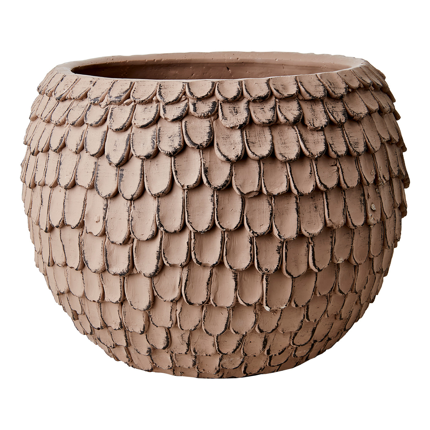 Maceta XL, Marrón turrón FUDGE, Ø31xH25cm