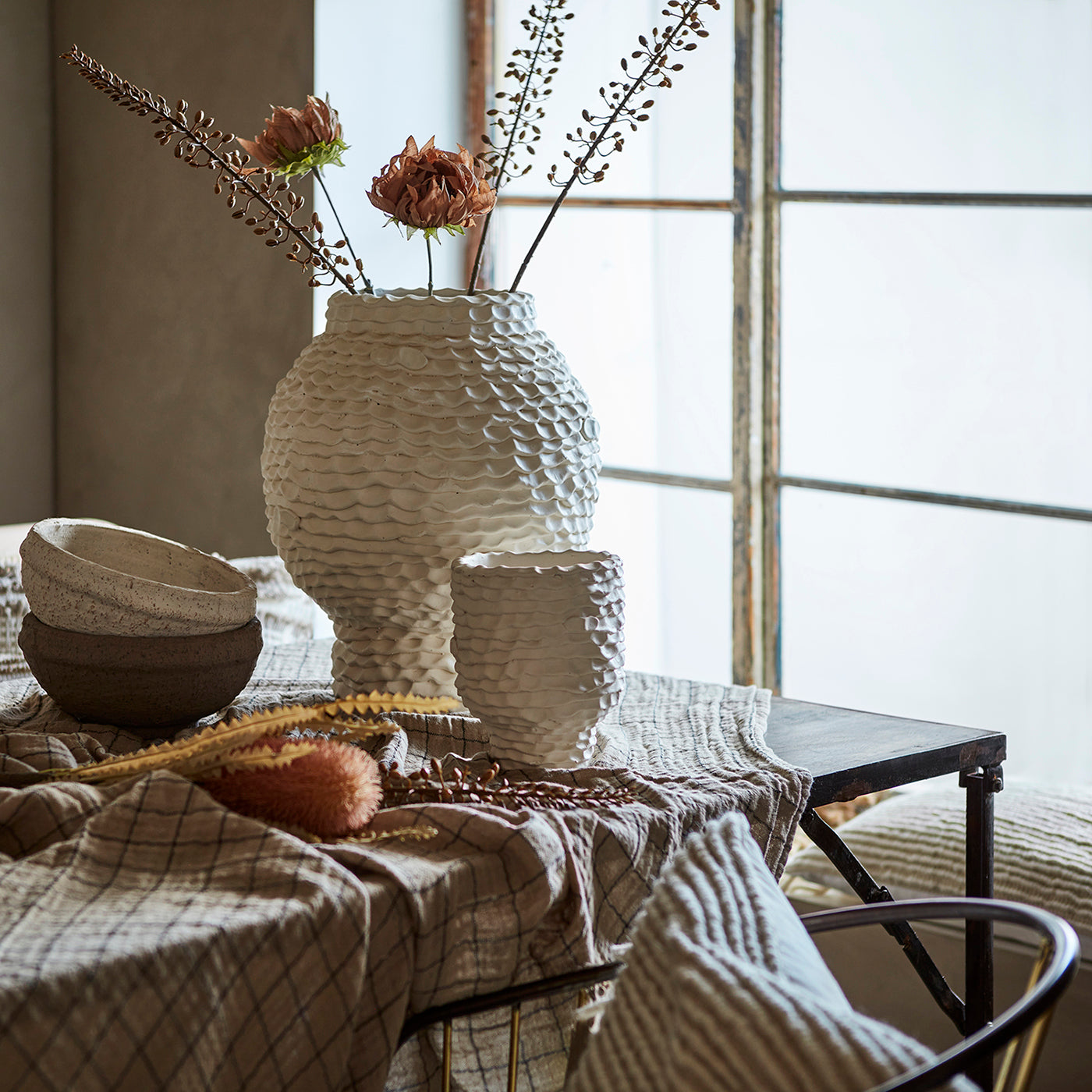 Maceta, Marrón CREAM, Ø22xH11