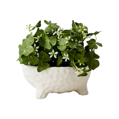 Maceta S, Blanco crudo CREAM, Ø16xH17 cm