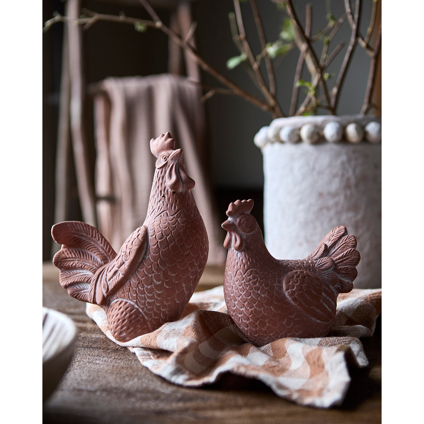 HENNY Gallina, Terracota, H: 14 cm