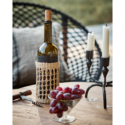 Cubrebotellas SUNNY Natural Ø9xH15 cm