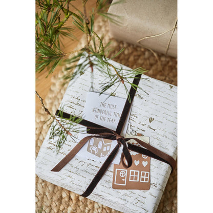 Papel de regalo Diseño Escritura Braendte Mandler 5 mt