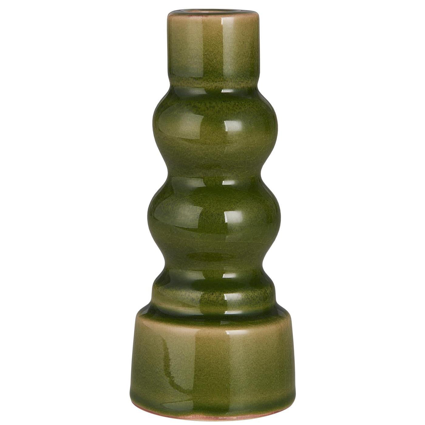 Portavela Verde Torino H: 16,5 cm