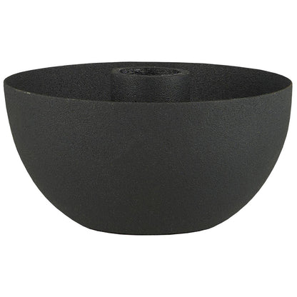 Candelabro Bowl-Shaped Negro