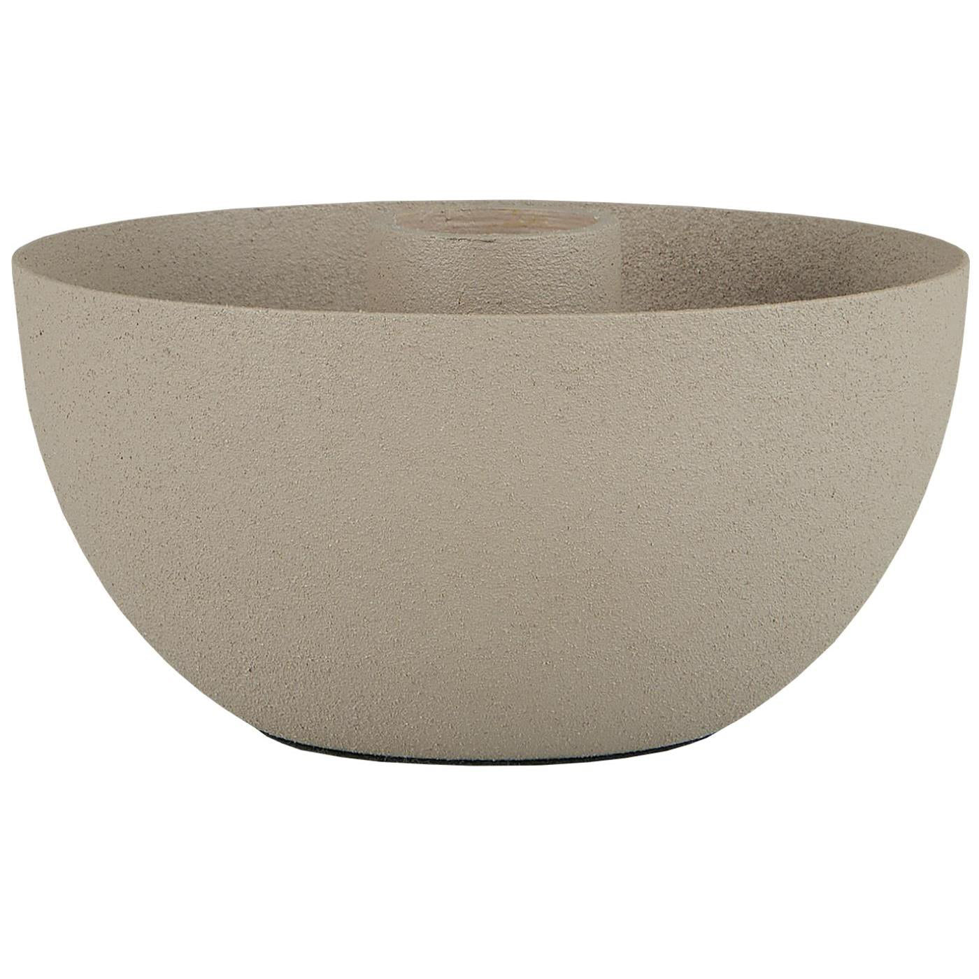 Candelabro Bowl-Shaped Gris Ceniza