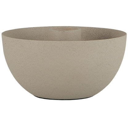 Candelabro Bowl-Shaped Gris Ceniza