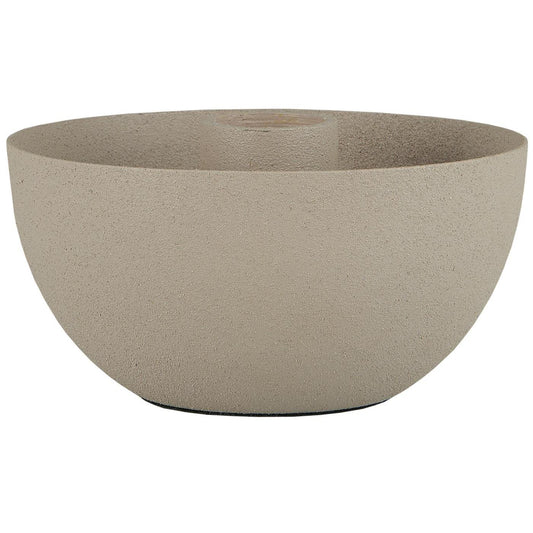 Candelabro Bowl-Shaped Gris Ceniza