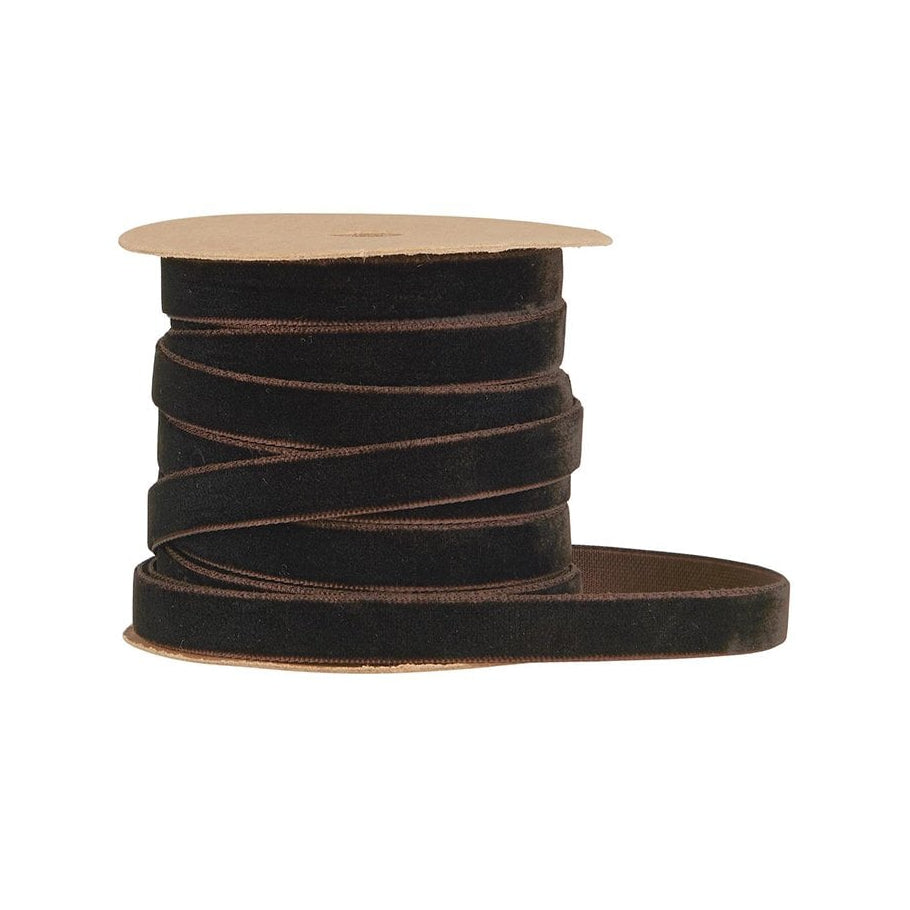 Cinta de Terciopelo Mocca 10 mts