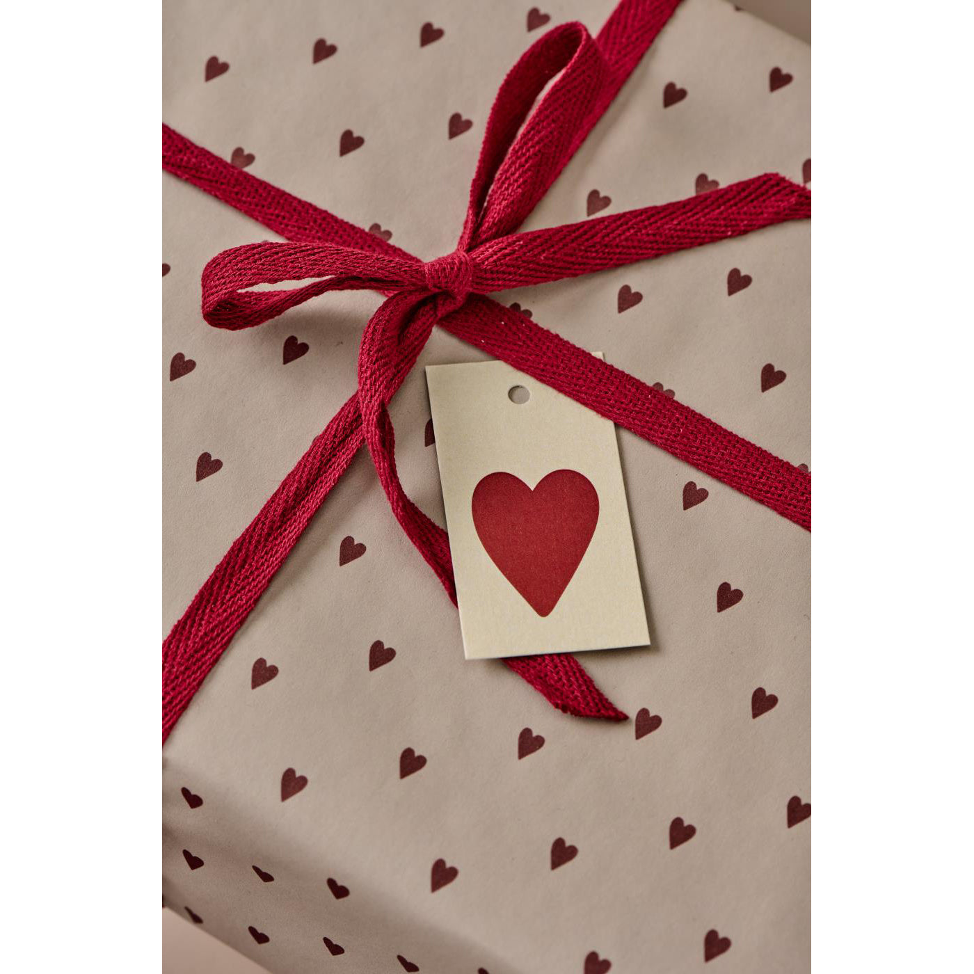 Cinta Algodón en Rodete Burdeo L: 5m