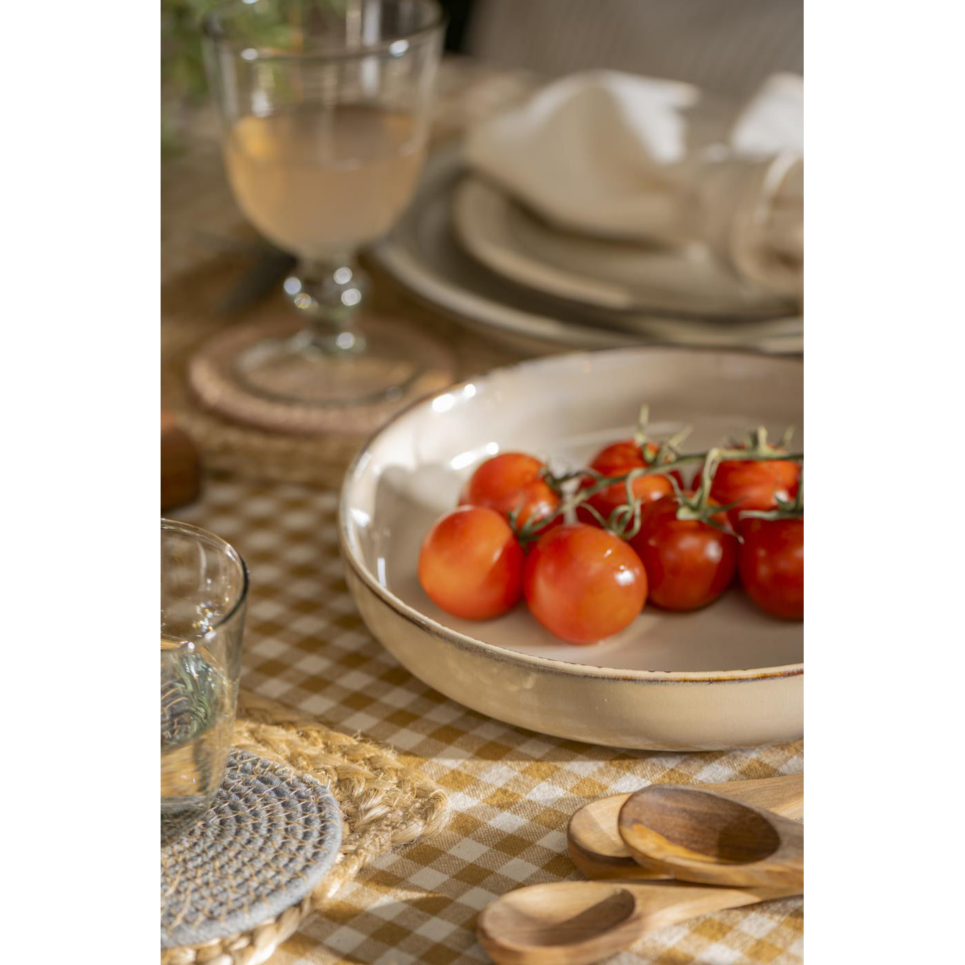 Plato Pasta/ Ensalada Dunes Sand 22 cm