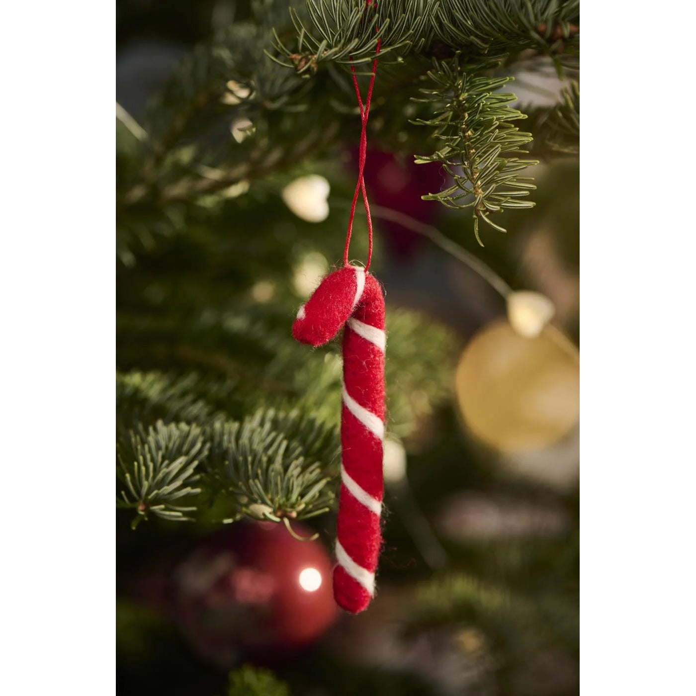 Bastón Navideño Colgante