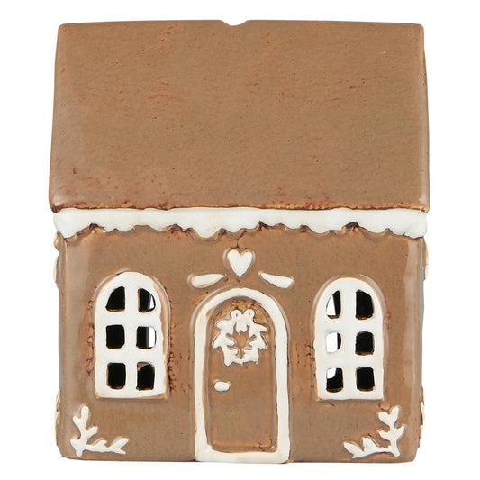 Casa para Velas, Gingerbread Puerta Guirnaldas