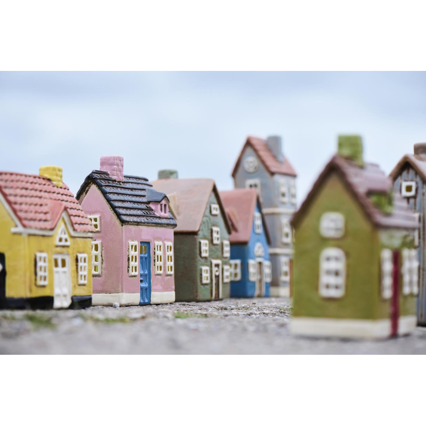 Casa para Velas My Home Town Puerta Azul