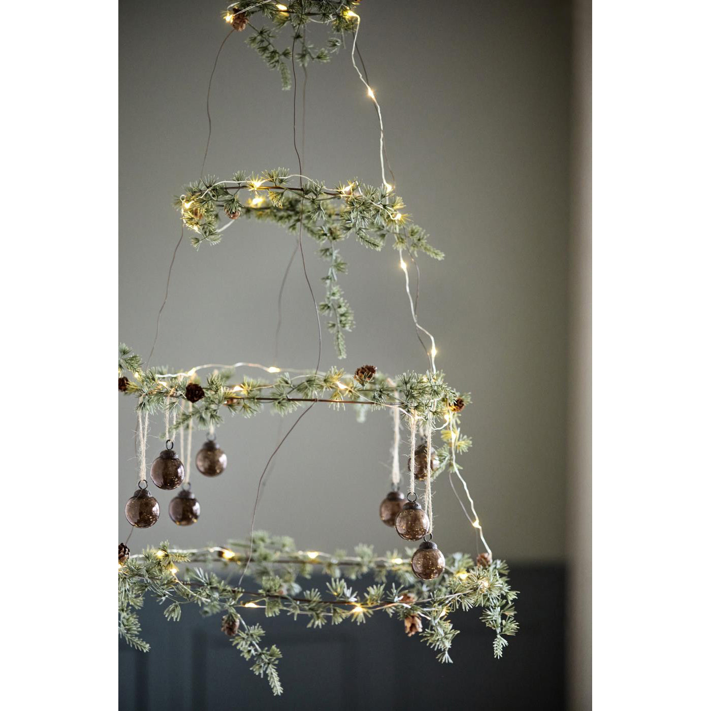 Colgador Metálico de Aros H: 83 Ø: 40 cm