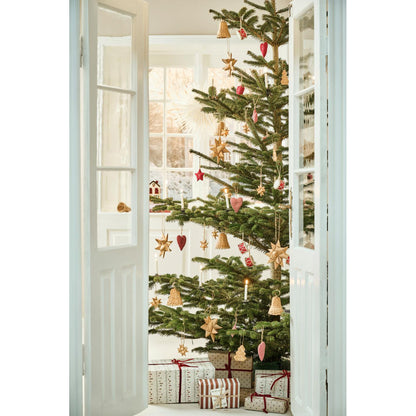 Estrella Colgante Trenzada de Madera Small 