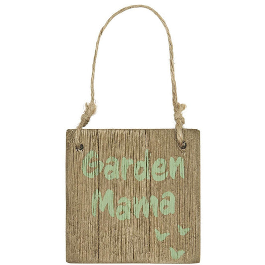 Letrero de Madera "Garden Mama"