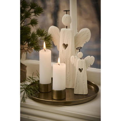 Angel de Madera Blanco 