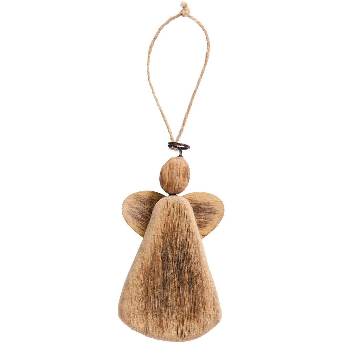 Angel de Madera Colgante H: 11,8