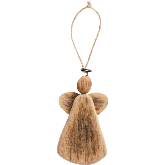 Angel de Madera Colgante H: 11,8
