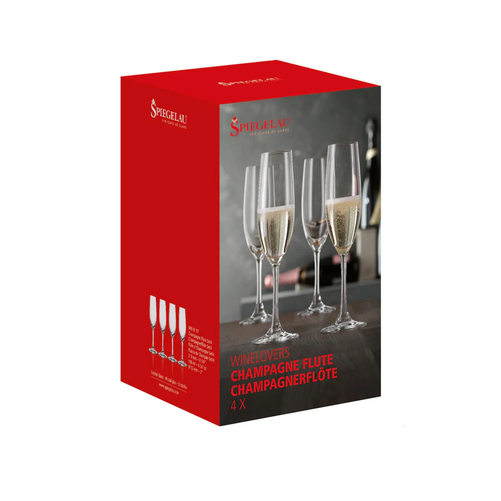 Copa WineLovers Champagne Set de 4 Copas