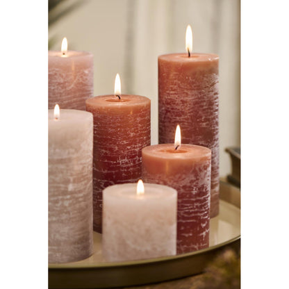 Vela Rústica Café  Rust H: 14 Ø: 7 cm