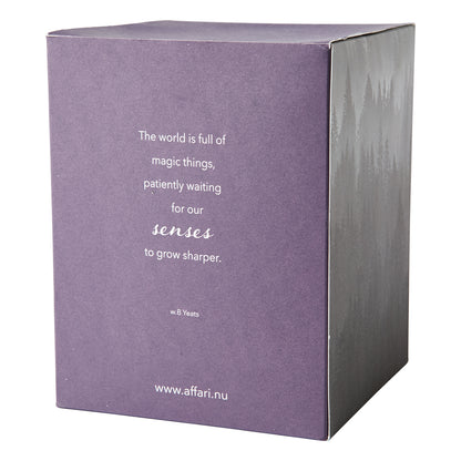 Vela Aromática SENSE Tea & Hyacinth, Lila con Campana