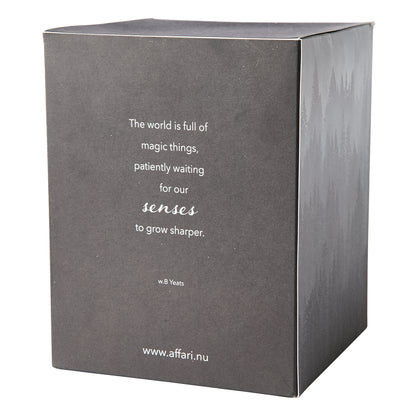 Vela Aromática SENSE Liquorice & Sandalwood, Negra con Campana